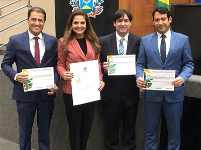 Foto da Notícia: Diretoria da OAB-MT é homenageada pela Assembleia Legislativa