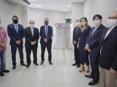 Foto da Notícia: Diretoria inaugura novas instalações da Sala da OAB-MT no TJ