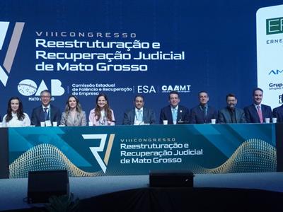Foto da Notícia: Congresso da OAB-MT reúne especialistas em recuperação judicial de todo o país